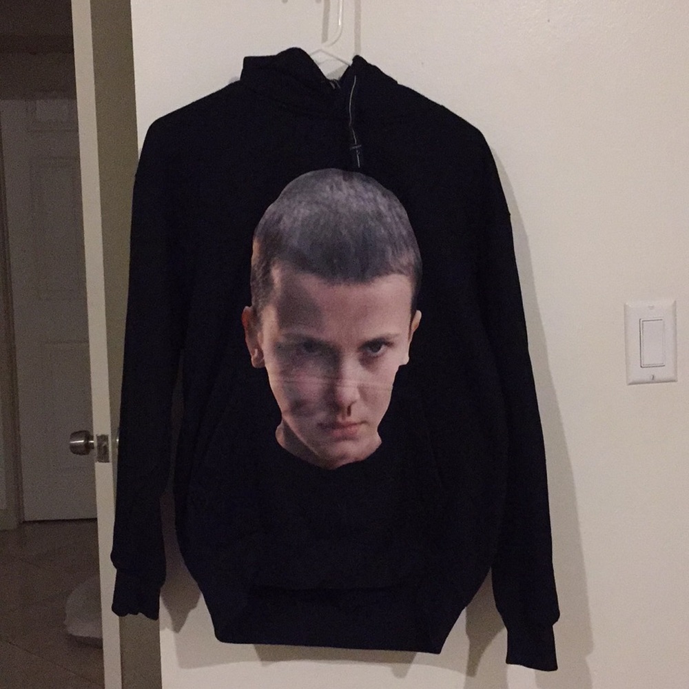 Stranger Things Eleven Hoodie Ih Nom Uh Nit